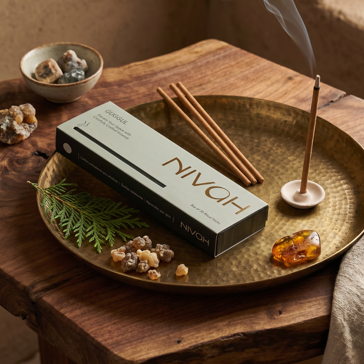 Guggul | Short burn - Bamboo-Free Incense