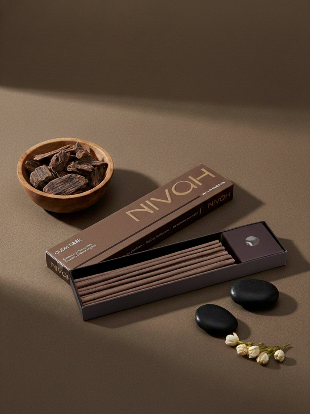 Oudh Dark | Long burn - Bamboo-Free Incense