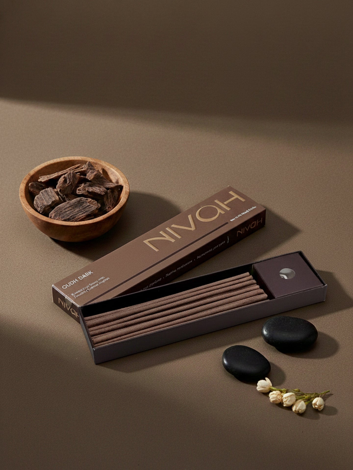 Oudh Dark | Long burn - Bamboo-Free Incense