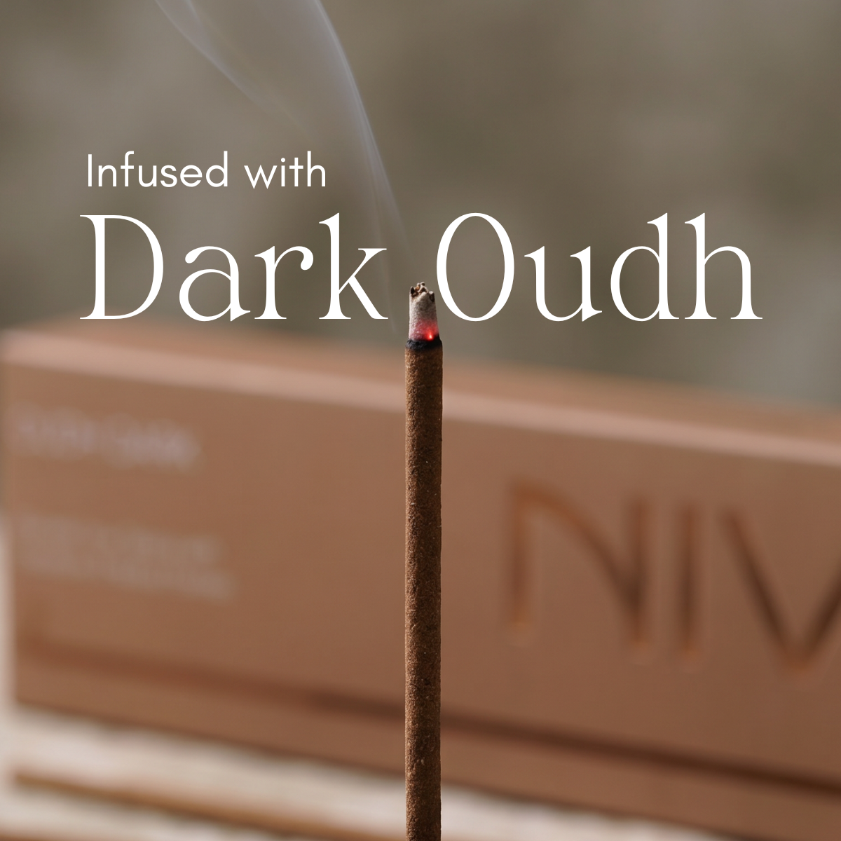 Oudh Dark | Long burn - Bamboo-Free Incense