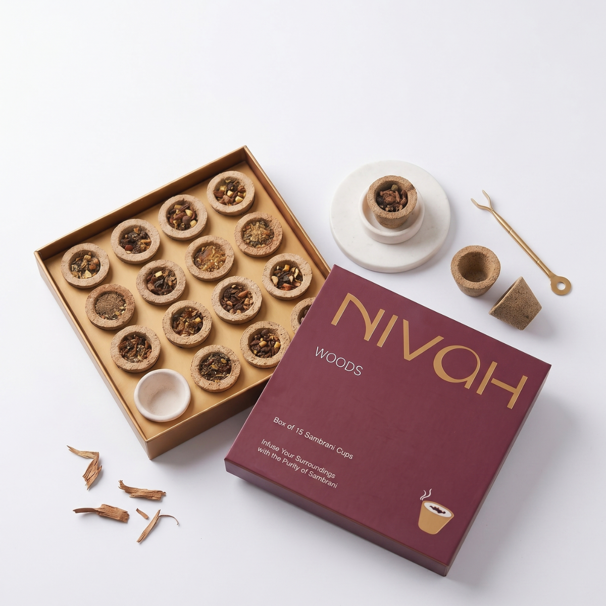Sambrani Cups- Woods