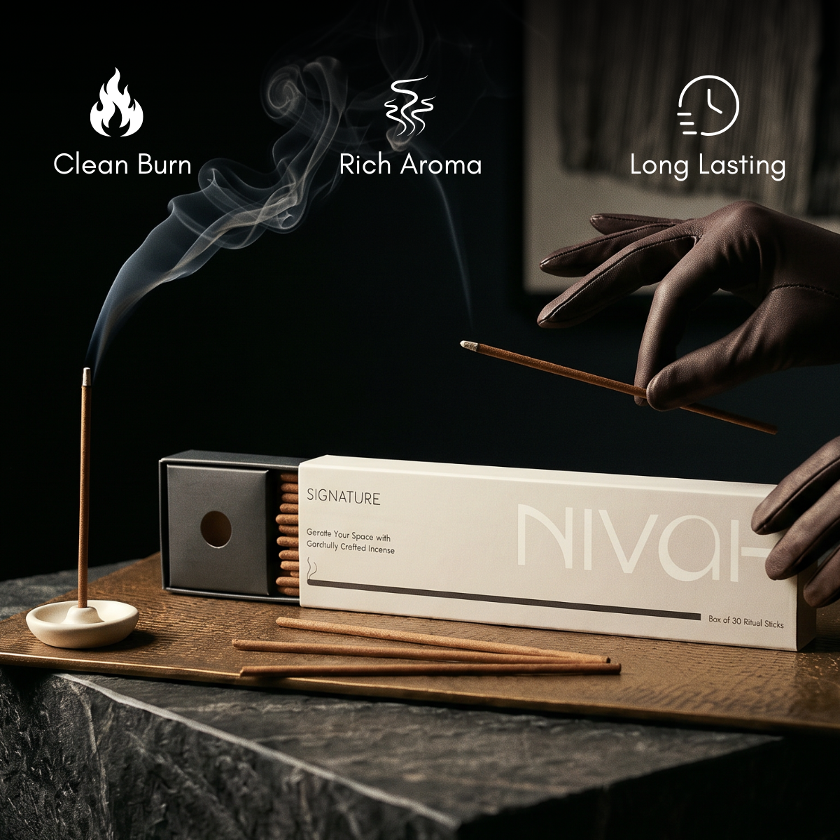 Signature | Long burn - Bamboo-Free Incense
