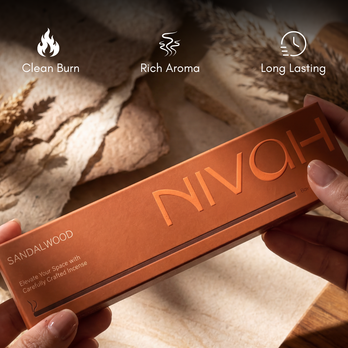 Sandalwood | Long burn - Bamboo-Free Incense