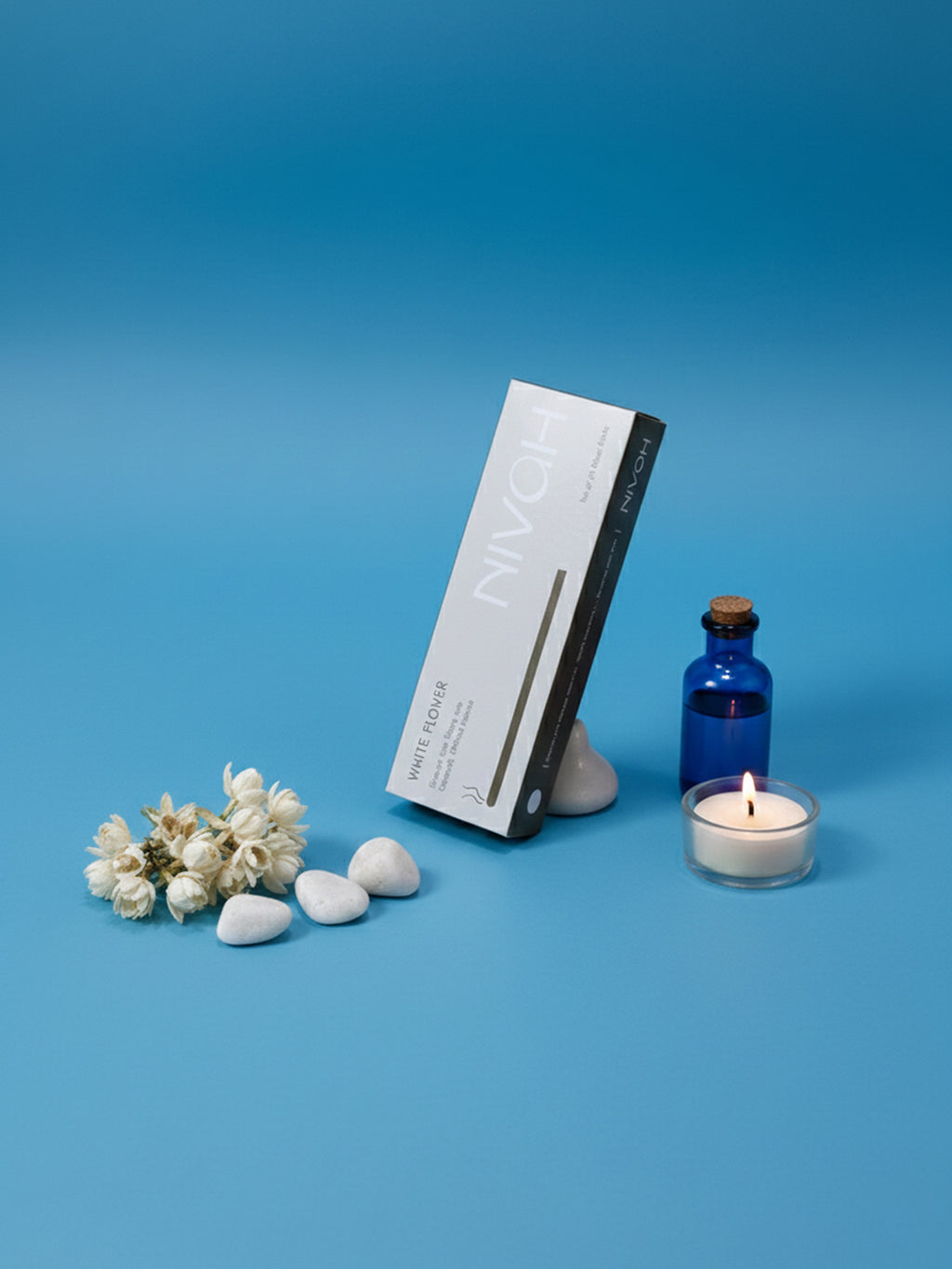 White Flower | Short burn - Bamboo-Free Incense