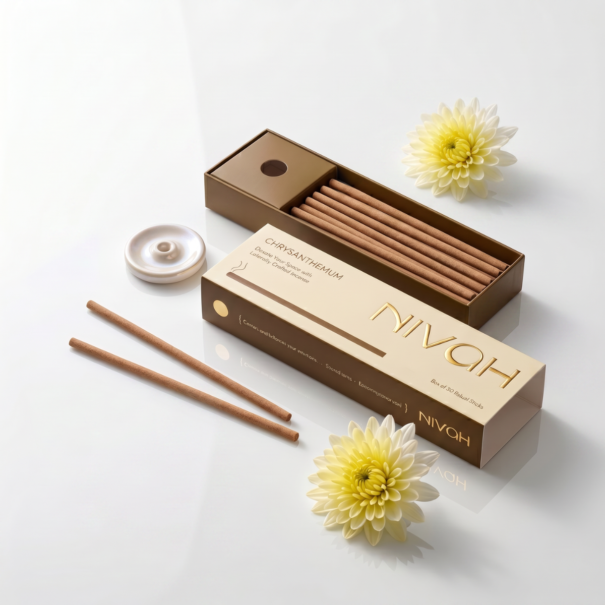 Chrysanthemum | Short burn - Bamboo-Free Incense